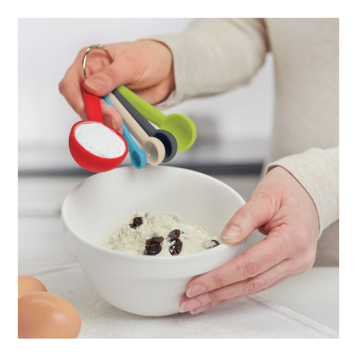Midwest Bakers Supply Stainless Measuring Spoon Set context product image